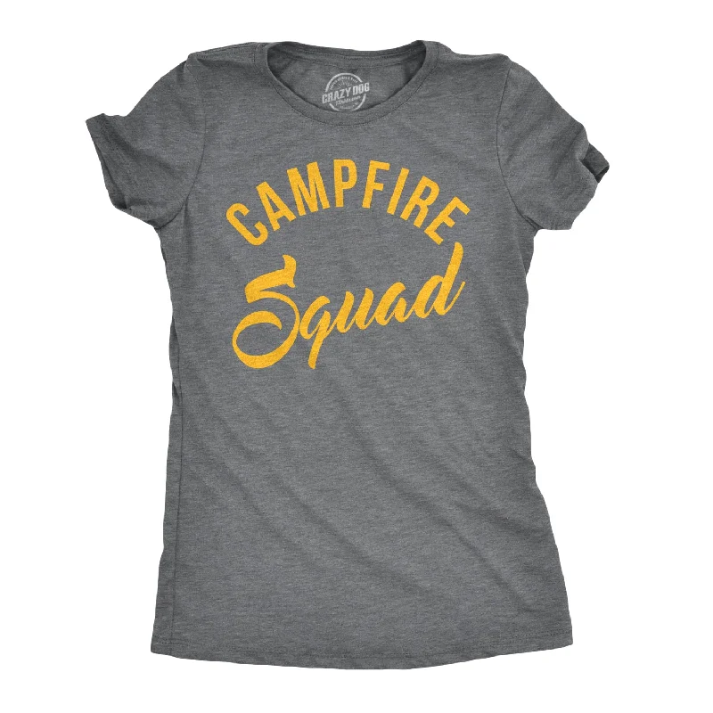 T-Shirt With Vibrant Colors-Campfire Squad Women's T Shirt