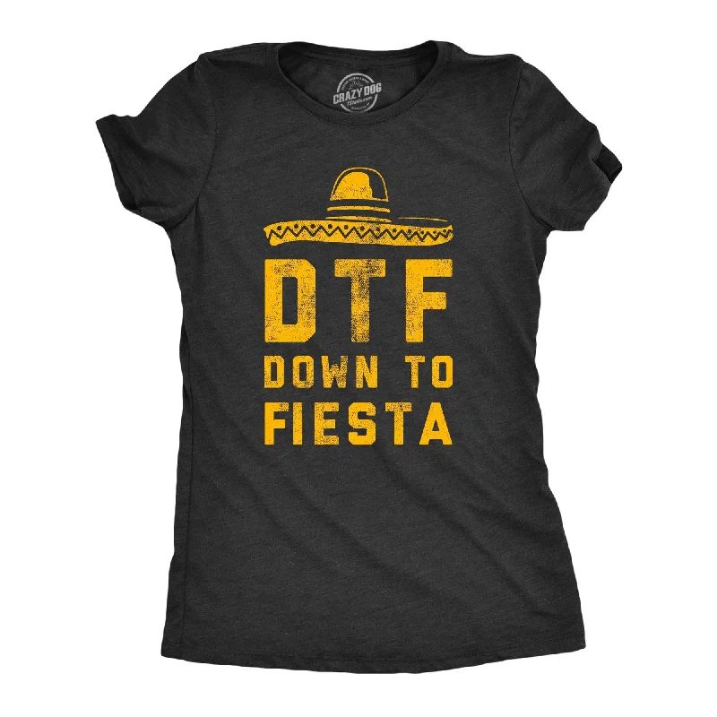 Personalized T-Shirt For Friends-DTF Down To Fiesta Women's T Shirt