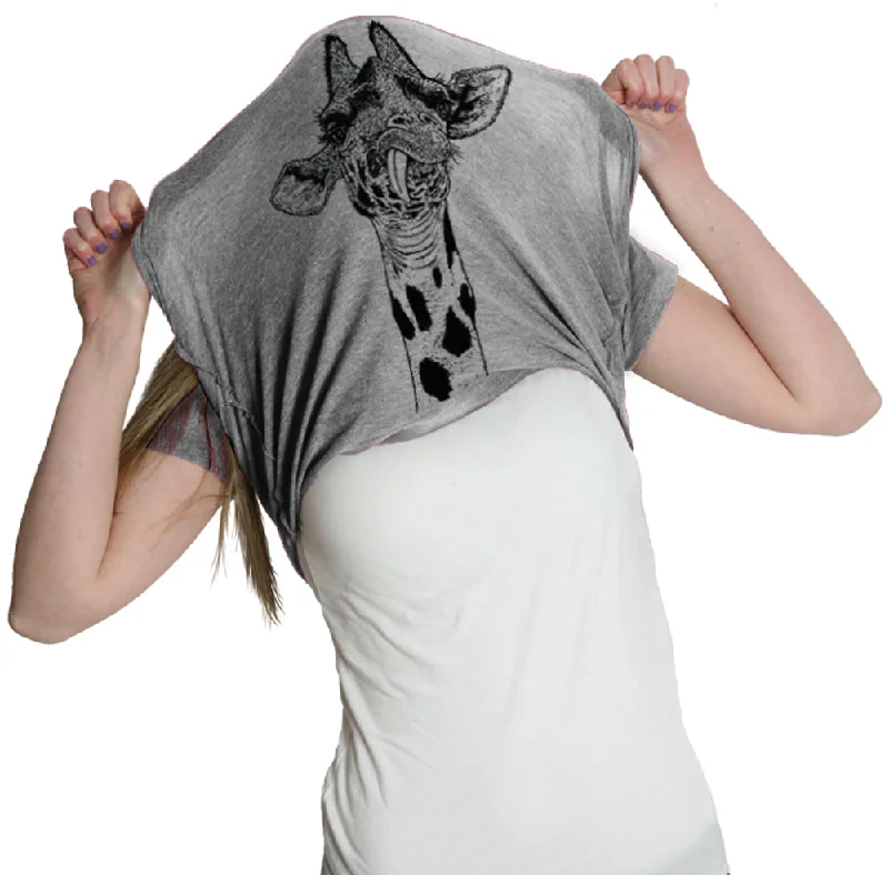 T-Shirt For Nature Lovers-Ask Me About My Giraffe Women's T Shirt