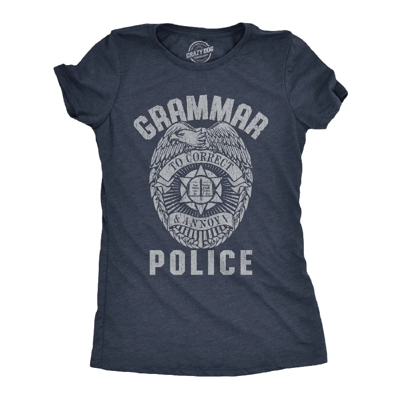 T-Shirt For Outdoor Activities-Grammar Police Women's T Shirt