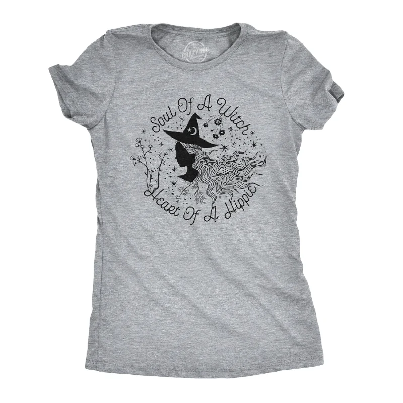 T-Shirt For Relaxed Fit-Soul Of A Witch Heart Of A Hippie Women's T Shirt