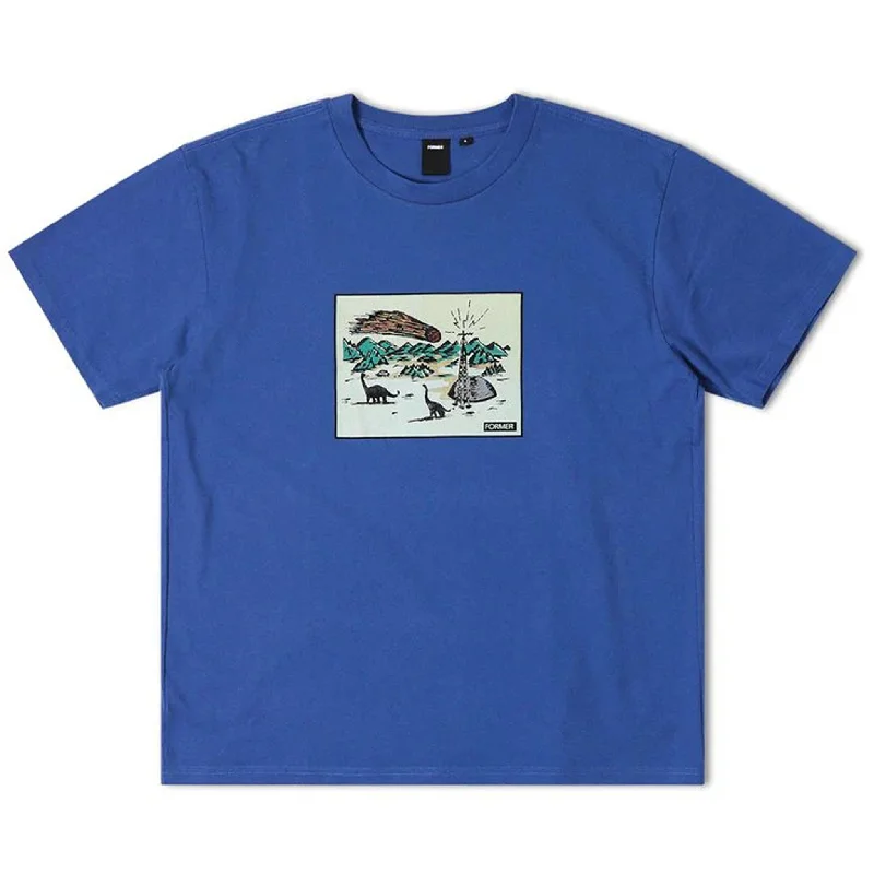 T-Shirt For Men-Former Done For Tee Blue