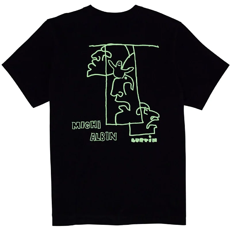 Custom T-Shirt For Family-Burton Icon 2002 Michi Albin Tee Black