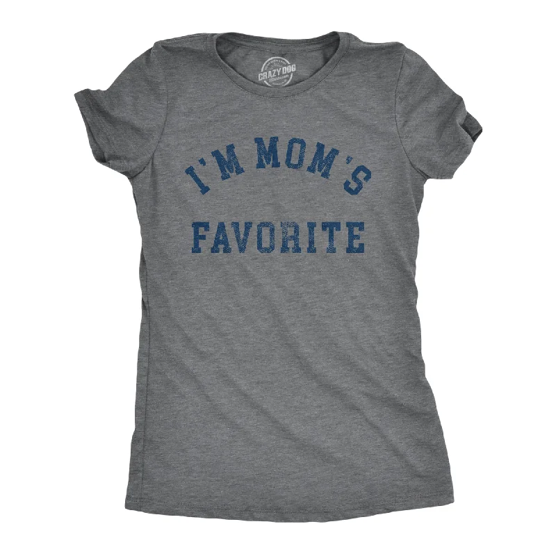 Personalized T-Shirt With Graphic-Im Moms Favorite Women's T Shirt