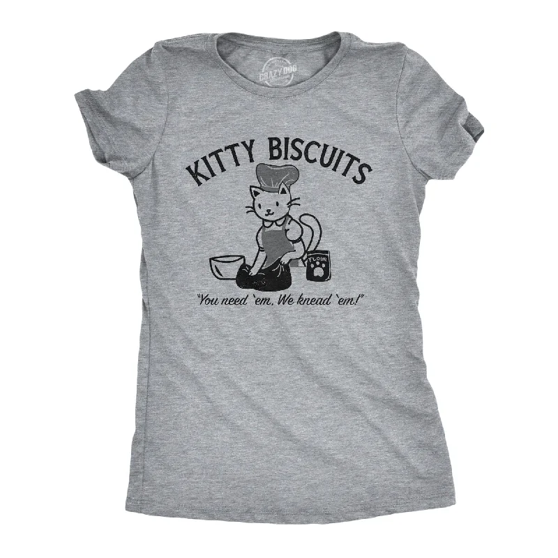 Custom T-Shirt For Team Sponsors-Kitty Biscuits Women's T Shirt