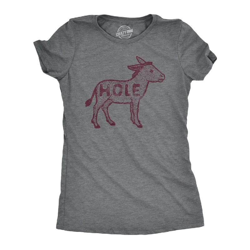 Custom T-Shirt For School Uniforms-Asshole Donkey Women's T Shirt