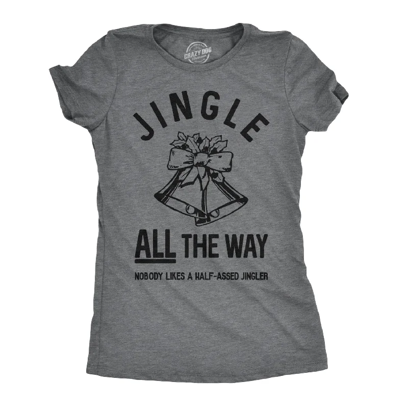 Comfortable T-Shirt For Summer-Jingle All The Way Women's T Shirt