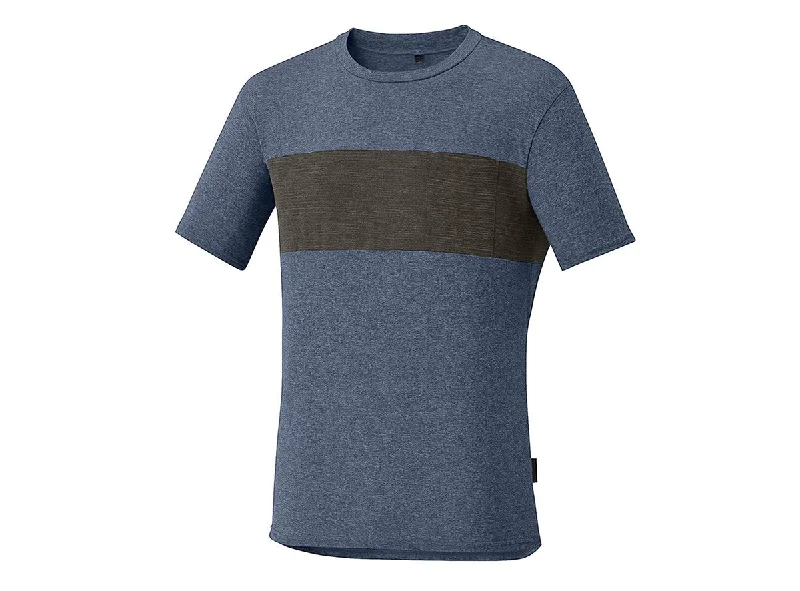 T-Shirt With Design-Shimano Transit Tee - Navy