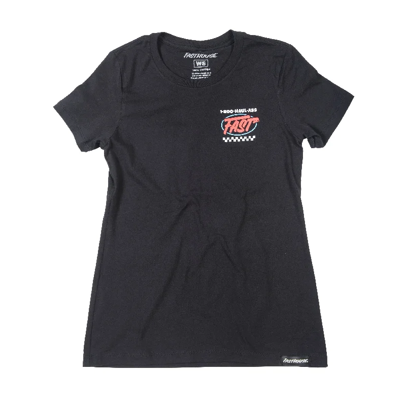 T-Shirt For Beachwear-Fasthouse Toll Free Tee - Womens - Black