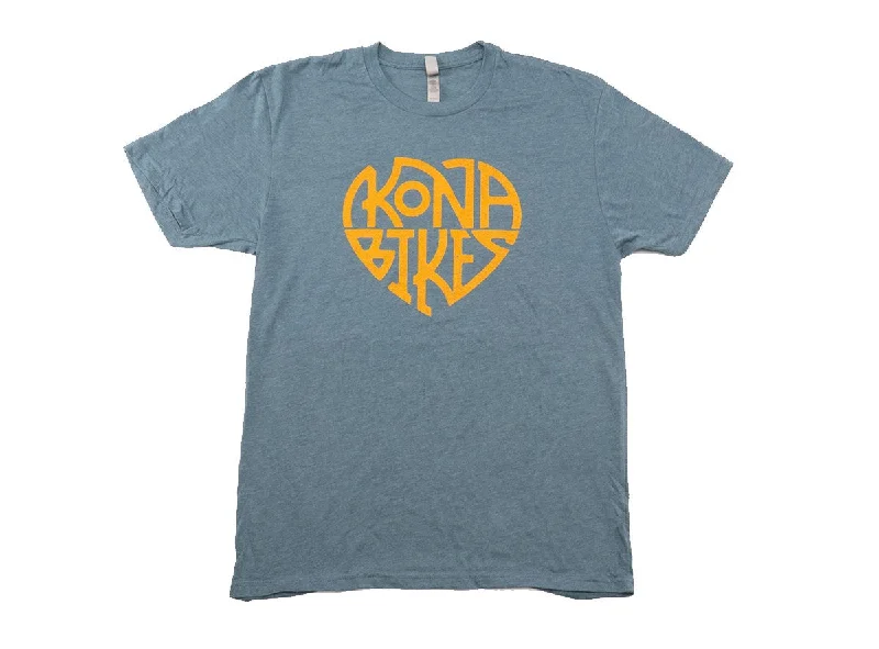 Organic Cotton T-Shirt-Kona Amore Tee - Indigo