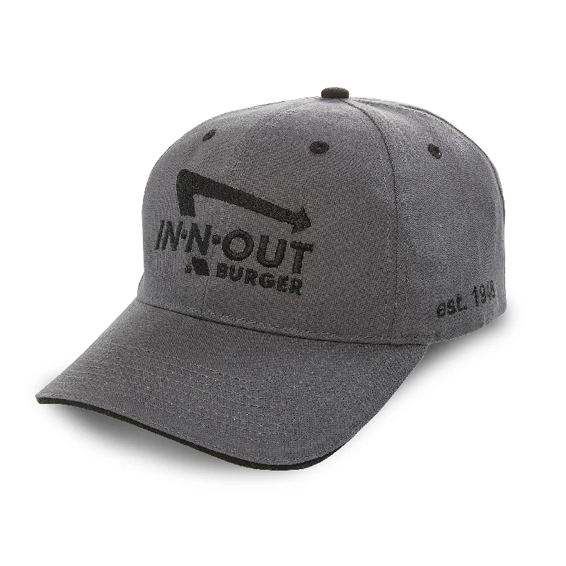 Custom Baseball Cap-Grey Hat