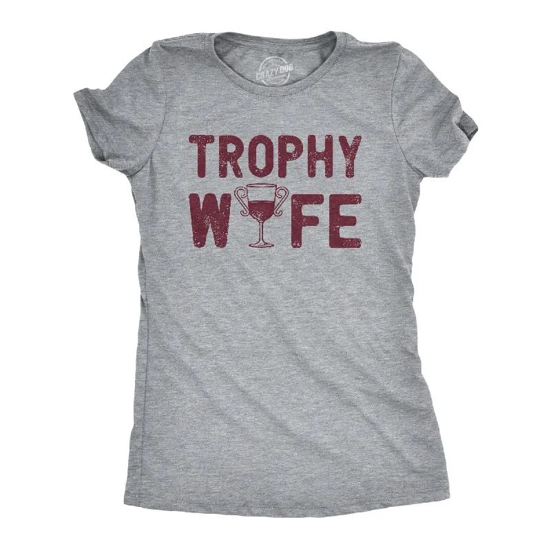 Custom T-Shirt For School Teams-Trophy Wife Women's T Shirt