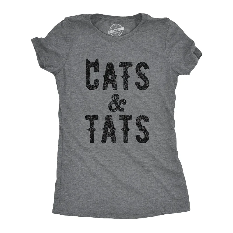 T-Shirt For Team-Cats And Tats Women's T Shirt