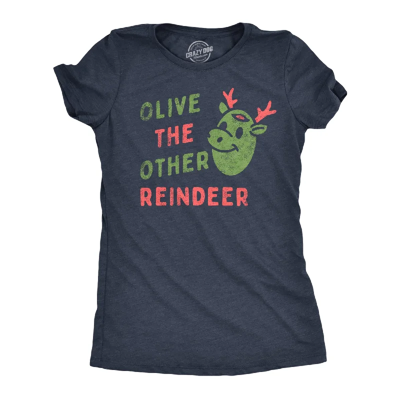 T-Shirt With Brand Logo-Olive The Other Reindeer Women's T Shirt