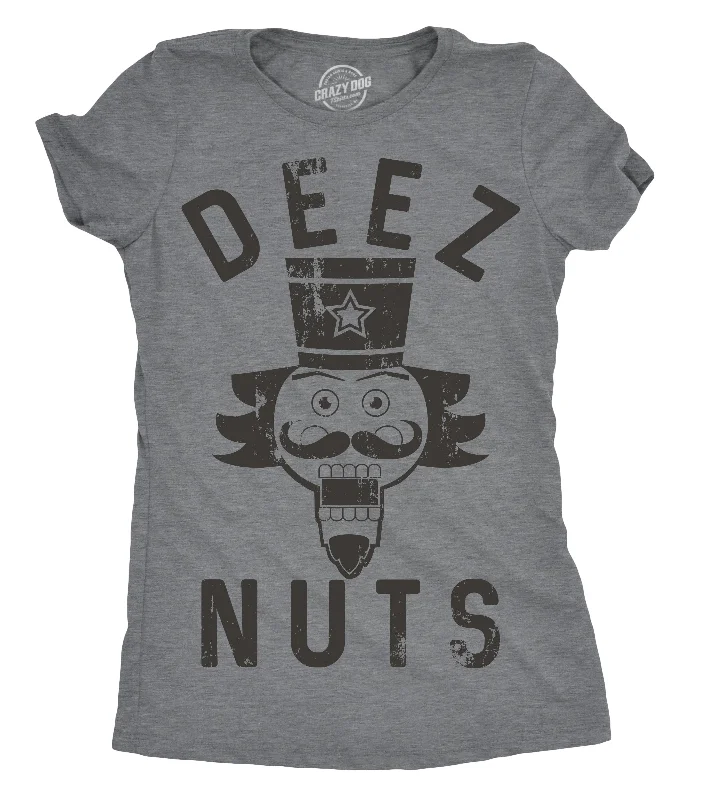 T-Shirt With Custom Saying-Deez Nuts Women's T Shirt