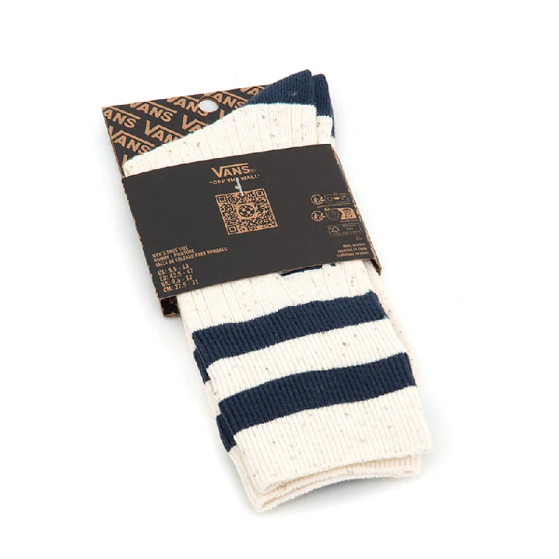 Sock For School-Classic Crew Sock (Marshmallow / Dress Blues) VBU