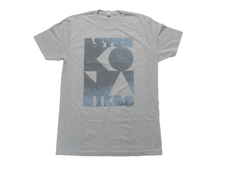 T-Shirt With Fashionable Design-Kona Black Forest Tee - Dark Heather Gray