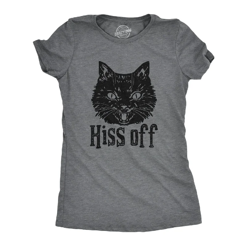 T-Shirt With Special Effects-Hiss Off Women's T Shirt