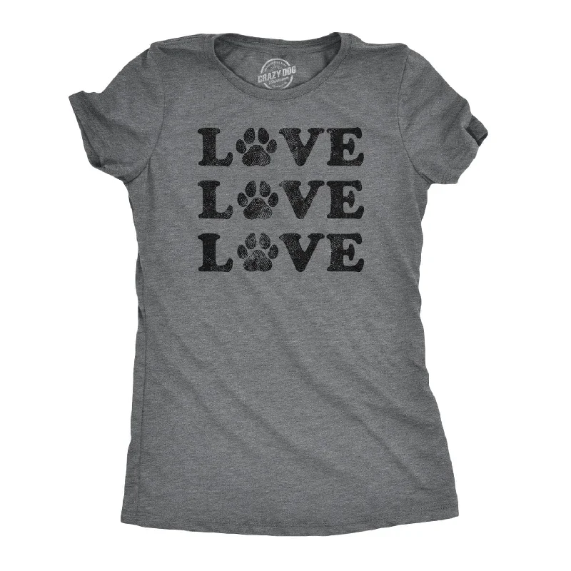 T-Shirt For Retro Lovers-Love 3 Paws Women's T Shirt