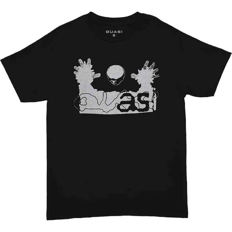 T-Shirt With Iconic Designs-Quasi Beam Tee Black