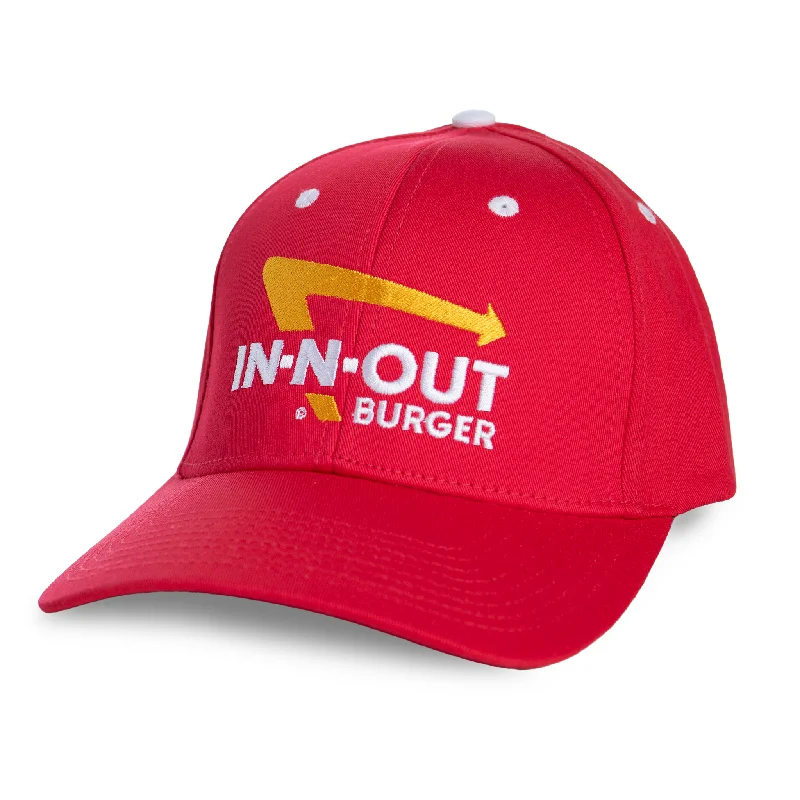 Custom Visor Hat-Twill Stretch Red Hat