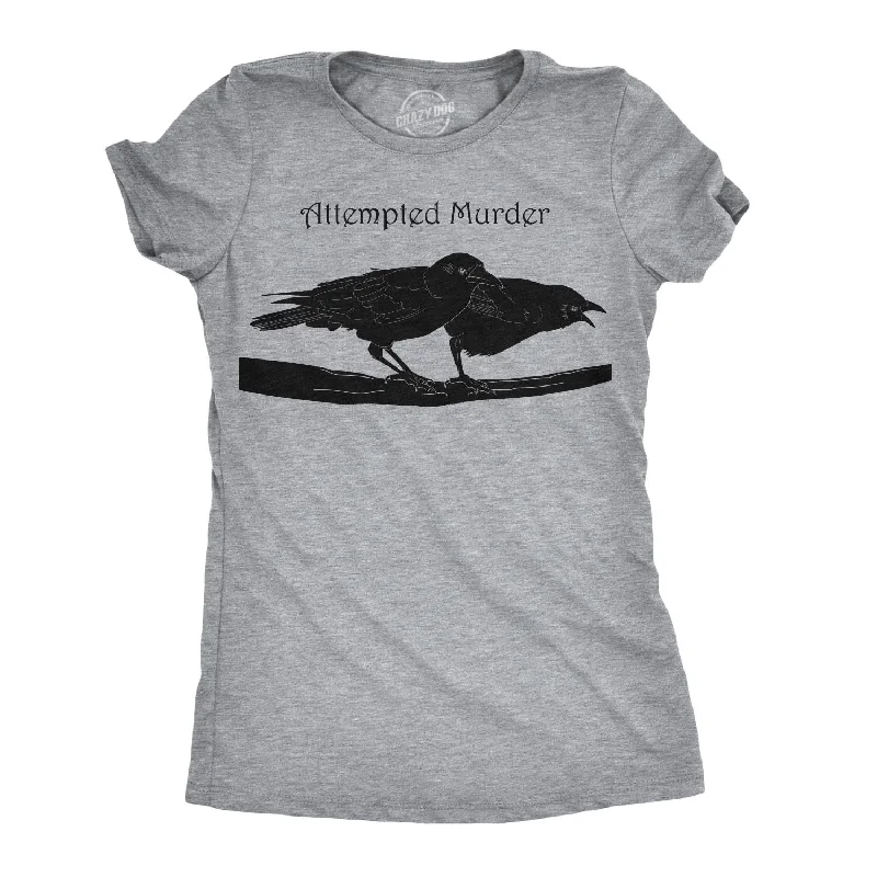 T-Shirt With Geometric Prints-Attempted Murder Women's T Shirt