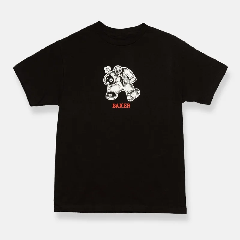 T-Shirt With Hand-Drawn Designs-BAKER SKATEBOARDS - "TIME BOMB" T-SHIRT (BLACK)