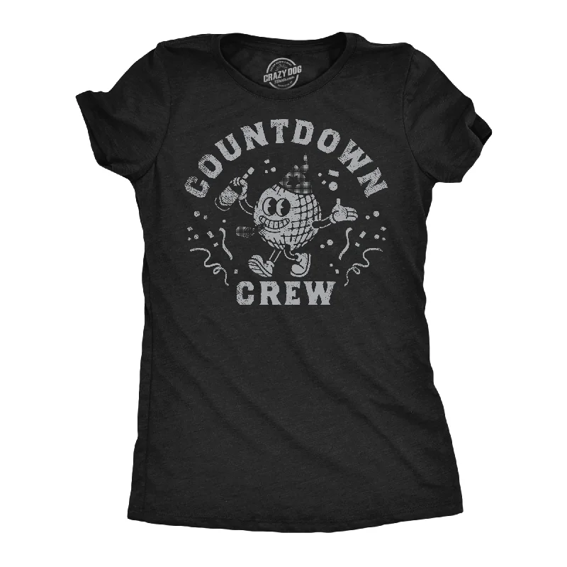 T-Shirt For Active Lifestyle-Countdown Crew Women's T Shirt