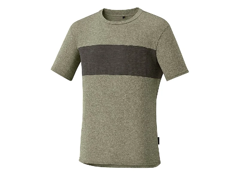 Comfortable T-Shirt-Shimano Transit Tee - Green