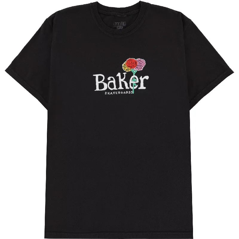 T-Shirt For Special Promotions-Baker Fleurs Tee Black