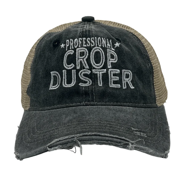 Trucker Black - Crop Duster