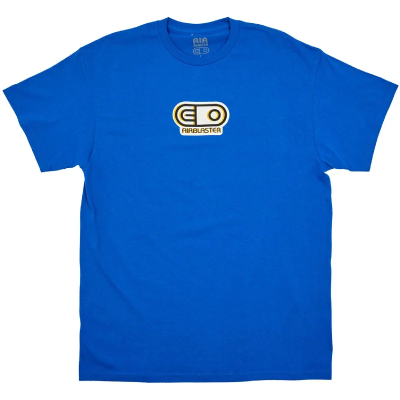 T-Shirt With Summer Theme-Airblaster Drop Shadow Tee Royal