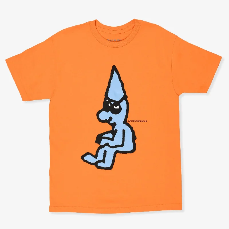 Custom T-Shirt For Sale-Quasi Sitting Tee (Orange)