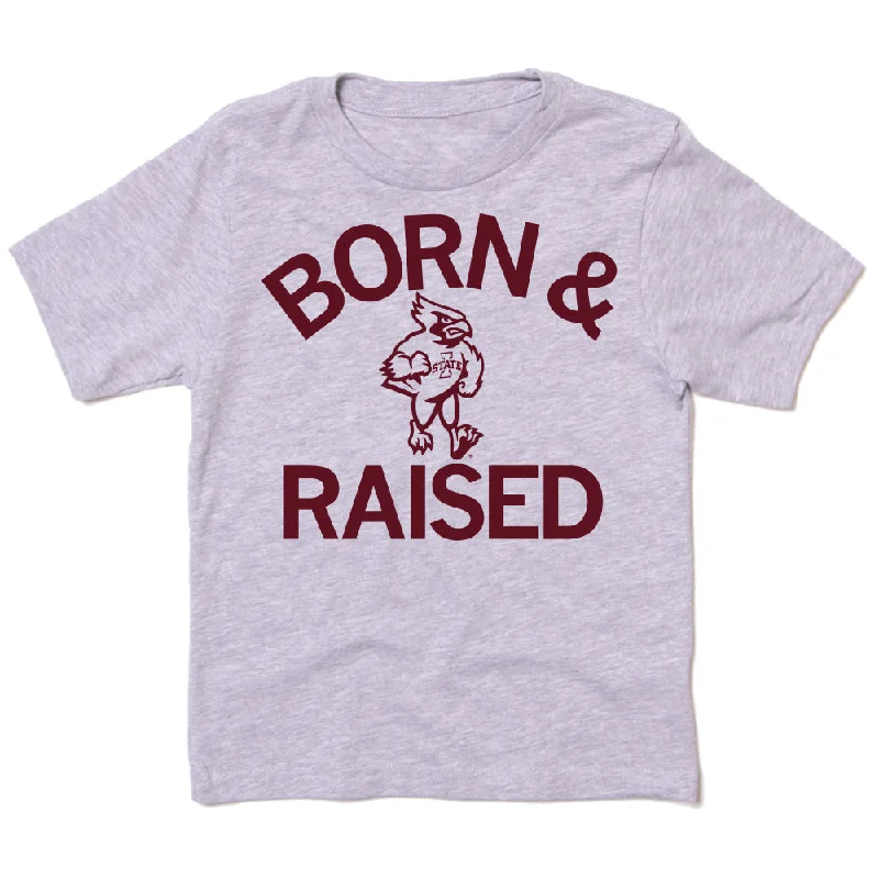 T-Shirt For Sports Teams-Cyclones Born & Raised Kids