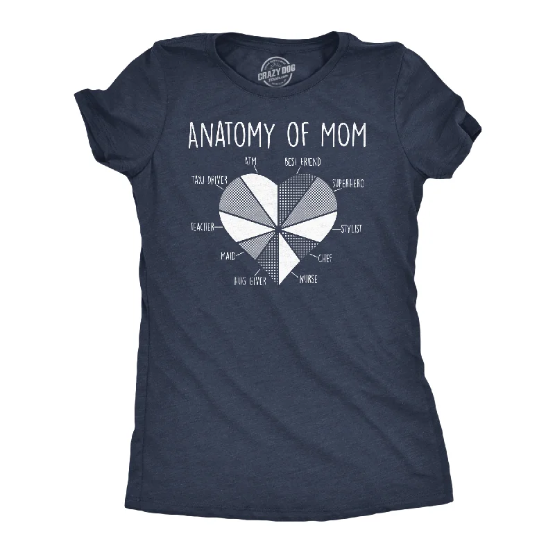 T-Shirt For Festivals And Celebrations-Anatomy Of Mom Women's T Shirt