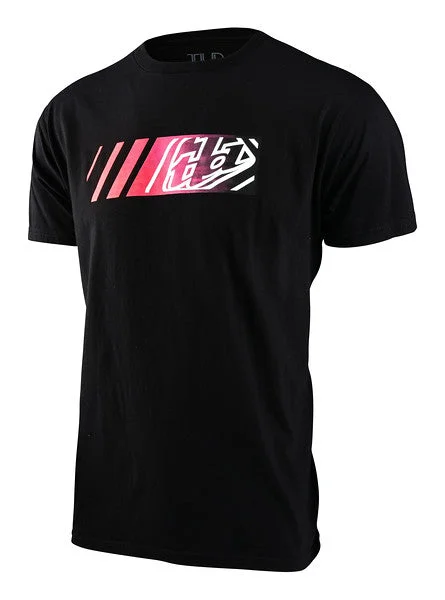 T-Shirt With Comic Character Design-Troy Lee Designs Icon Short Sleeve Tee - Black