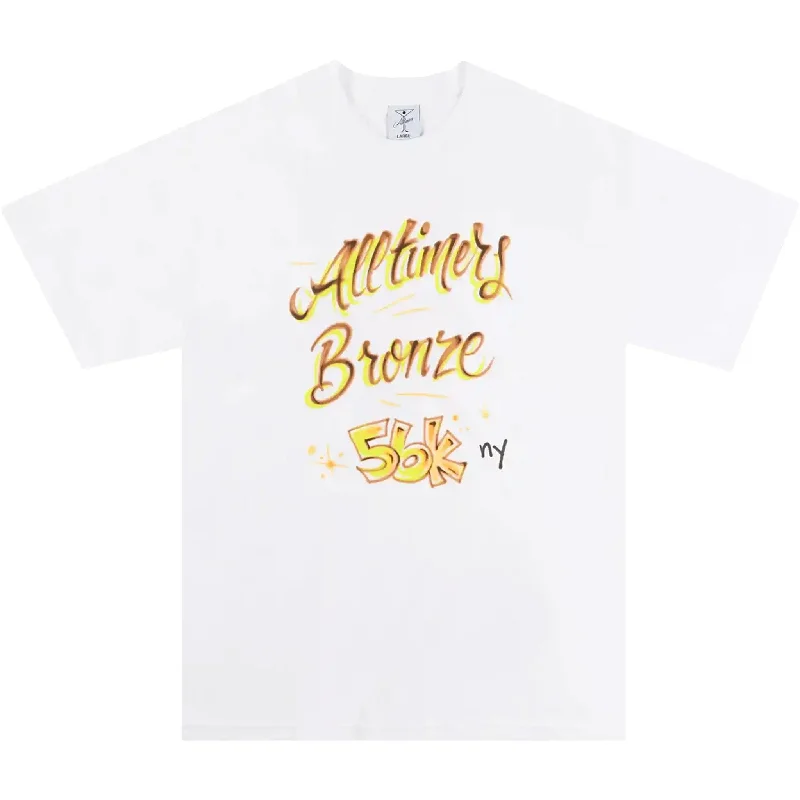 Custom T-Shirt For Couples Matching-Alltimers 56K Lounge Tee White