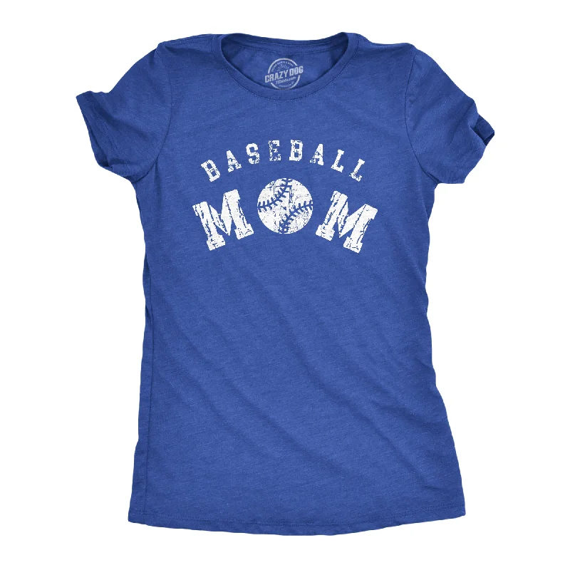 Casual T-Shirt-Baseball Mom Women's T Shirt