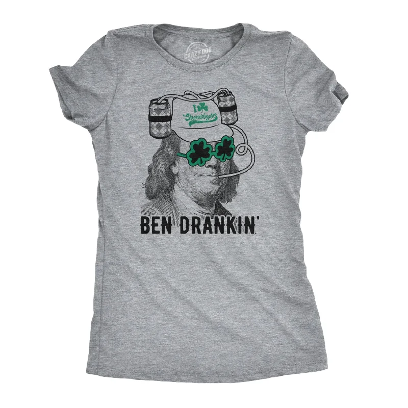 T-Shirt With Detailed Artwork-Ben Drankin St. Patrick's Day Women's T Shirt