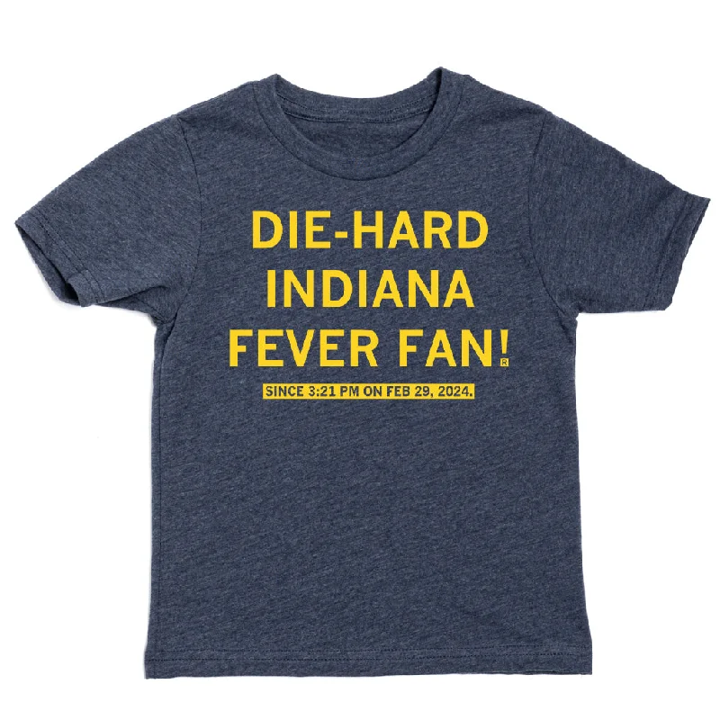 Personalized T-Shirt With Name-Die-Hard Indiana Fever Fan Kids