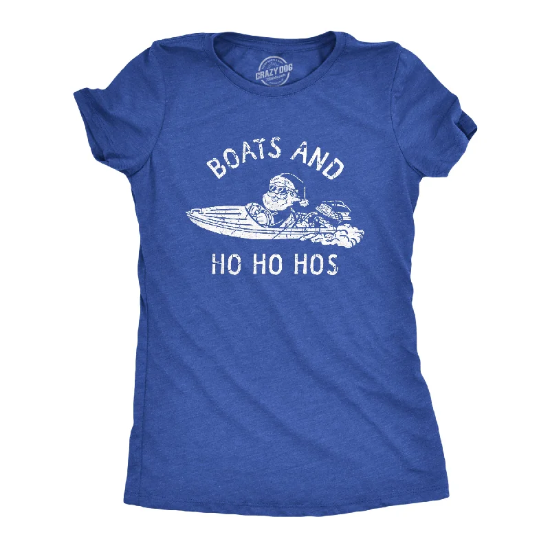 Custom T-Shirt For College-Boats And Ho Ho Hos Women's T Shirt