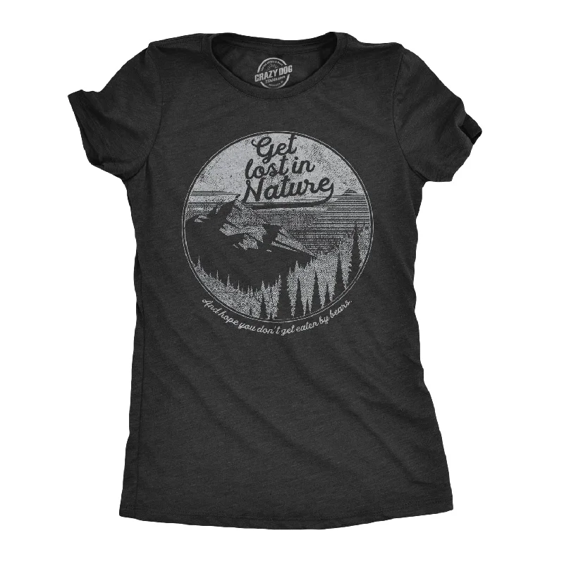 Custom T-Shirt For Fitness Groups-Get Lost In Nature Women's T Shirt