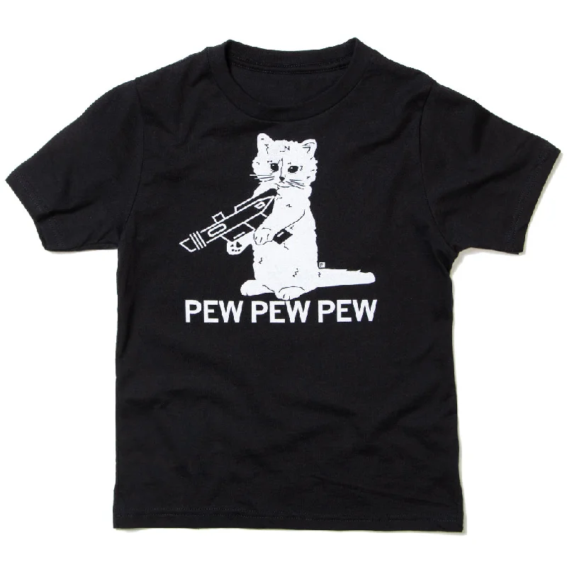 Custom T-Shirt For Team Sponsors-Pew Pew Pew Kids