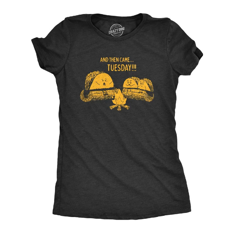 T-Shirt With Custom Saying-Taco Tuesday Ghost Story Women's T Shirt