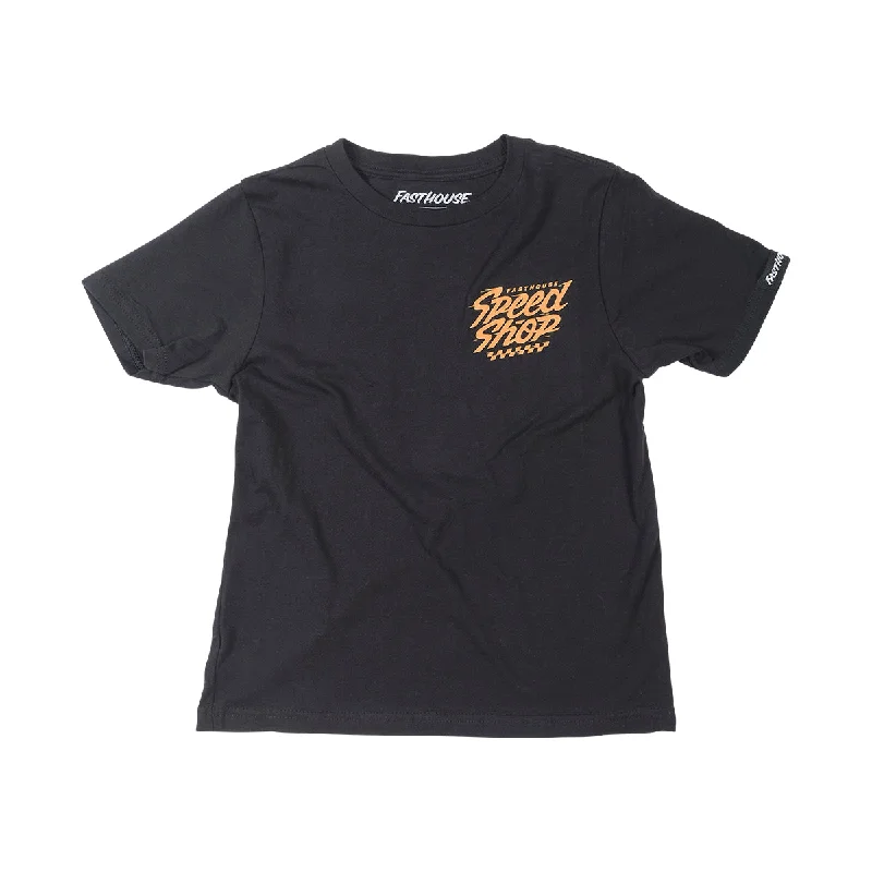 T-Shirt With Pattern Print-Fasthouse Haste Tee - Youth - Black