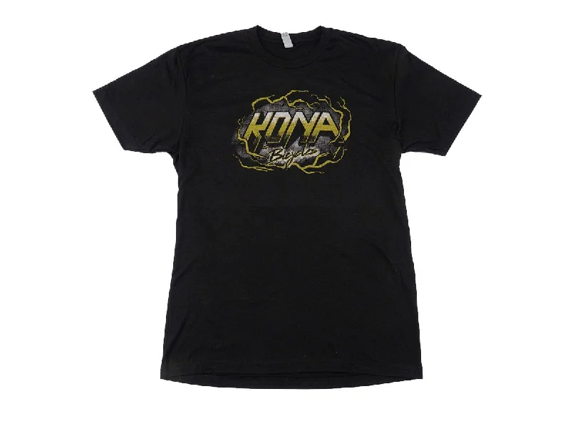 Customizable T-Shirt For Men-Kona Metal Tee - Black