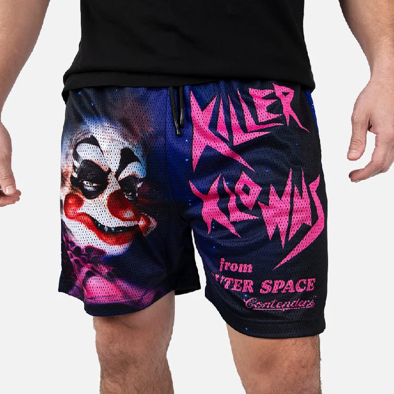 Shorts With Reflective Stripes-KILLER KLOWNS KREEP MESH ACTIVE SHORT