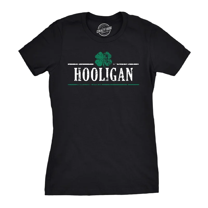 T-Shirt With Movie Quotes-Hooligan Shamrock Women's T Shirt