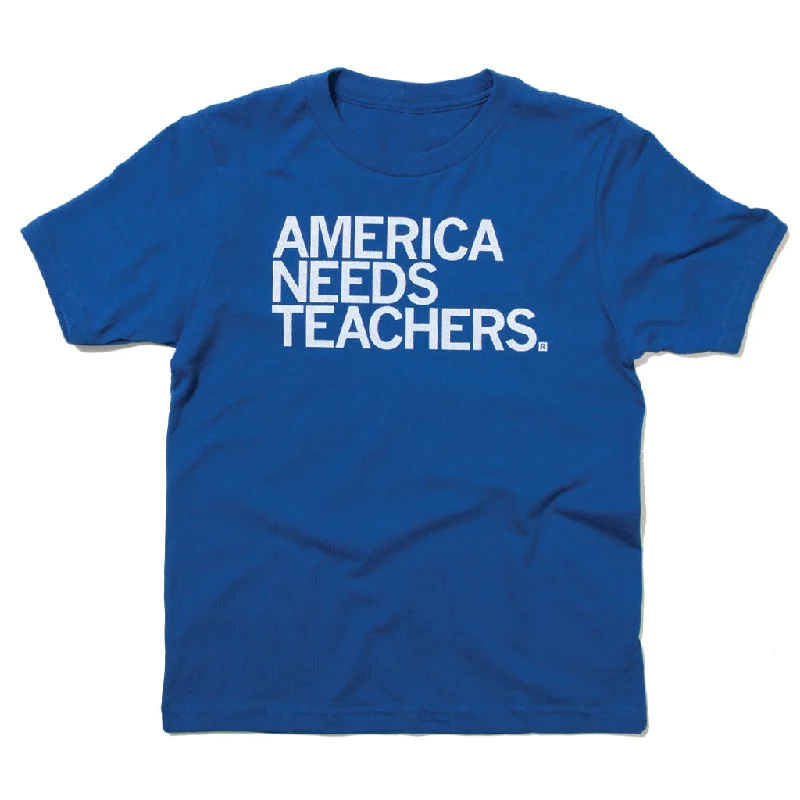 T-Shirt With Iconic Designs-America Needs Teachers Kids