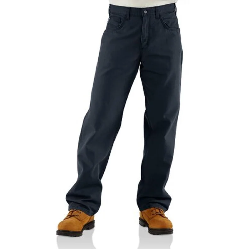 Pants For Everyday Wear-Carhartt Men's Flame Resistant Midweight Canvas Pant